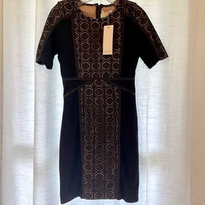 MIDI black cocktail dress